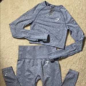 Gymshark seamless set - leggings and gym top